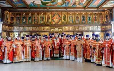 Благочинный храмов Пушкинского округа принял участие в архиерейском богослужении