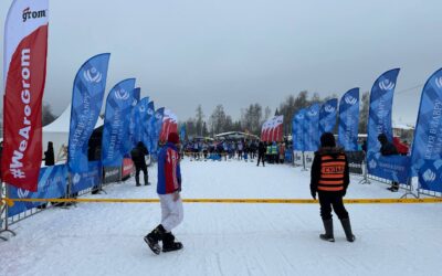 В деревне Нововоронино прошли соревнования «Лыжня в Лавру»