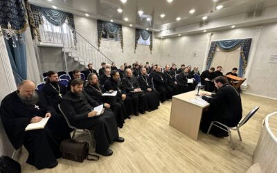 Состоялся пастырский семинар для духовенства Пушкинского благочиния